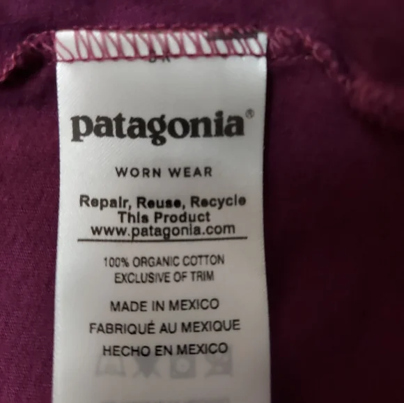 Patagonia Graphic Tank Top Woman's Purple Size XL - Picture 5 of 6